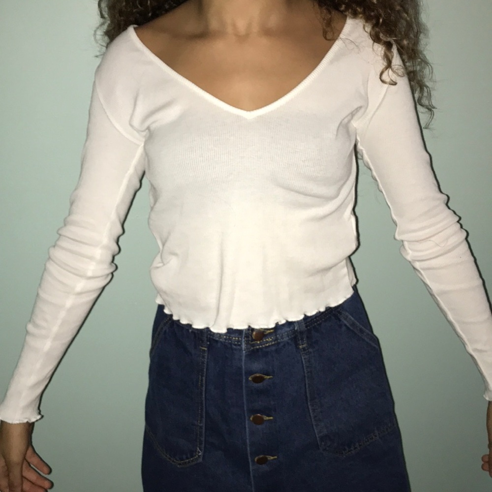 White long sleeve shirt